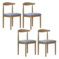 Modern Style Metal Chair Open Back Side Kitchen Dining Room Chairs Set Natural Blue 4 Piece Set Clearhalo ' kitchen&dining_furn' 'Dining Chairs' 'Dining Tables & Seating' 'dining_chair' 'furn' 'furn_dining_chair' 'Furniture' 'furniture_dining_chair' 'Kitchen & Dining Furniture' 'kitchen' 3724418