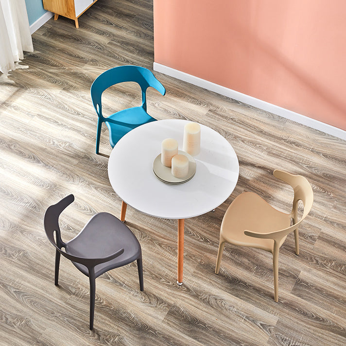 Home Modern Side Chair Stackable Open Back Plastic Dining Room Chair Set Clearhalo ' kitchen&dining_furn' 'Dining Chairs' 'Dining Tables & Seating' 'dining_chair' 'furn' 'furn_dining_chair' 'Furniture' 'furniture_dining_chair' 'Kitchen & Dining Furniture' 'kitchen' 3724462