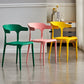 Home Modern Side Chair Stackable Open Back Plastic Dining Room Chair Set Clearhalo ' kitchen&dining_furn' 'Dining Chairs' 'Dining Tables & Seating' 'dining_chair' 'furn' 'furn_dining_chair' 'Furniture' 'furniture_dining_chair' 'Kitchen & Dining Furniture' 'kitchen' 3724466