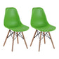 Modern Style Dining Room Chairs Plastic Armless Chair with Wooden Legs Green Set of 2 Clearhalo ' kitchen&dining_furn' 'Dining Chairs' 'Dining Tables & Seating' 'dining_chair' 'Furniture' 'furniture_dining_chair' 'Kitchen & Dining Furniture' 'kitchen' 3724515