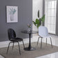 Home Scandinavian Side Chair Wingback Plastic Dining Room Chair with Black Legs Clearhalo ' kitchen&dining_furn' 'Dining Chairs' 'Dining Tables & Seating' 'dining_chair' 'furn' 'furn_dining_chair' 'Furniture' 'furniture_dining_chair' 'Kitchen & Dining Furniture' 'kitchen' 3724562