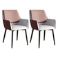 Home Contemporary Arm Chair Parsons Back Metal Dining Room Chair with Cushion Beige 2 Piece Set Clearhalo ' kitchen&dining_furn' 'Dining Chairs' 'Dining Tables & Seating' 'dining_chair' 'furn' 'furn_dining_chair' 'Furniture' 'furniture_dining_chair' 'Kitchen & Dining Furniture' 'kitchen' 3724631