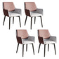 Home Contemporary Arm Chair Parsons Back Metal Dining Room Chair with Cushion Beige 4 Piece Set Clearhalo ' kitchen&dining_furn' 'Dining Chairs' 'Dining Tables & Seating' 'dining_chair' 'furn' 'furn_dining_chair' 'Furniture' 'furniture_dining_chair' 'Kitchen & Dining Furniture' 'kitchen' 3724633
