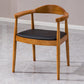 Traditional Style Solid Wood Chairs Kitchen Dining Open Back Side Chair Dark Brown 1 Piece Clearhalo ' kitchen&dining_furn' 'Dining Chairs' 'Dining Tables & Seating' 'dining_chair' 'furn' 'furn_dining_chair' 'Furniture' 'furniture_dining_chair' 'Kitchen & Dining Furniture' 'kitchen' 3724734