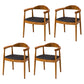 Traditional Style Solid Wood Chairs Kitchen Dining Open Back Side Chair Dark Brown 4 Piece Set Clearhalo ' kitchen&dining_furn' 'Dining Chairs' 'Dining Tables & Seating' 'dining_chair' 'furn' 'furn_dining_chair' 'Furniture' 'furniture_dining_chair' 'Kitchen & Dining Furniture' 'kitchen' 3724737