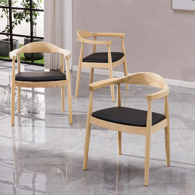 Traditional Style Solid Wood Chairs Kitchen Dining Open Back Side Chair Clearhalo ' kitchen&dining_furn' 'Dining Chairs' 'Dining Tables & Seating' 'dining_chair' 'furn' 'furn_dining_chair' 'Furniture' 'furniture_dining_chair' 'Kitchen & Dining Furniture' 'kitchen' 3724738