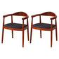Traditional Style Solid Wood Chairs Kitchen Dining Open Back Side Chair Red Brown 2 Piece Set Clearhalo ' kitchen&dining_furn' 'Dining Chairs' 'Dining Tables & Seating' 'dining_chair' 'furn' 'furn_dining_chair' 'Furniture' 'furniture_dining_chair' 'Kitchen & Dining Furniture' 'kitchen' 3724741