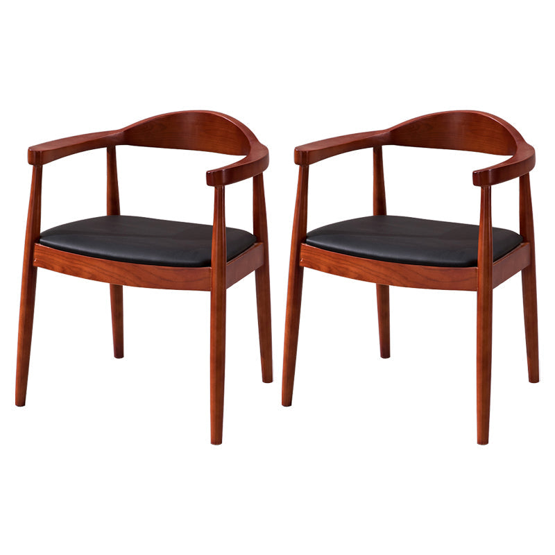 Traditional Style Solid Wood Chairs Kitchen Dining Open Back Side Chair Red Brown 2 Piece Set Clearhalo ' kitchen&dining_furn' 'Dining Chairs' 'Dining Tables & Seating' 'dining_chair' 'furn' 'furn_dining_chair' 'Furniture' 'furniture_dining_chair' 'Kitchen & Dining Furniture' 'kitchen' 3724741