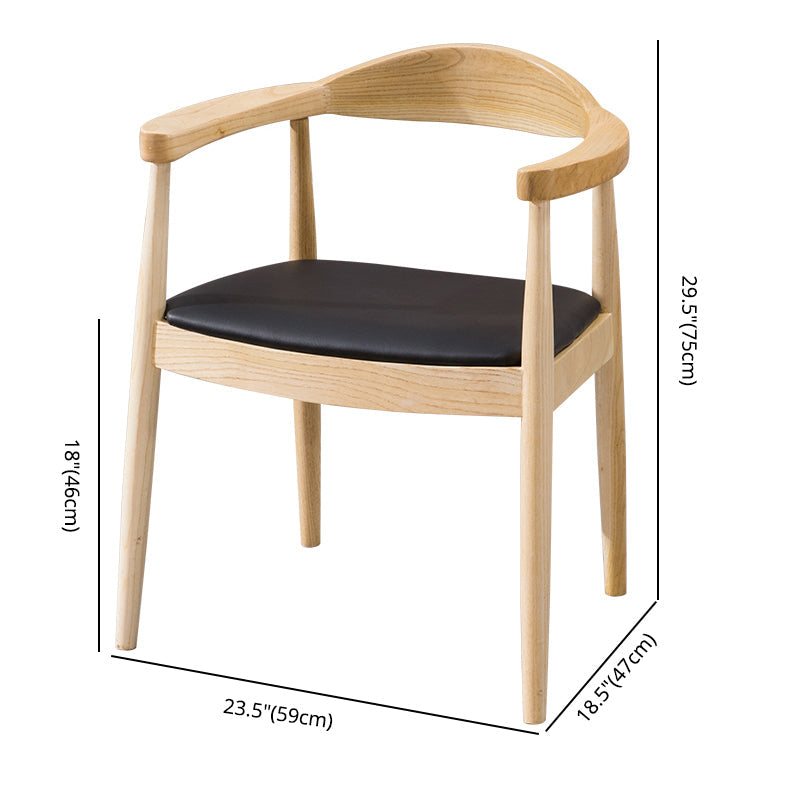 Traditional Style Solid Wood Chairs Kitchen Dining Open Back Side Chair Clearhalo ' kitchen&dining_furn' 'Dining Chairs' 'Dining Tables & Seating' 'dining_chair' 'furn' 'furn_dining_chair' 'Furniture' 'furniture_dining_chair' 'Kitchen & Dining Furniture' 'kitchen' 3724743