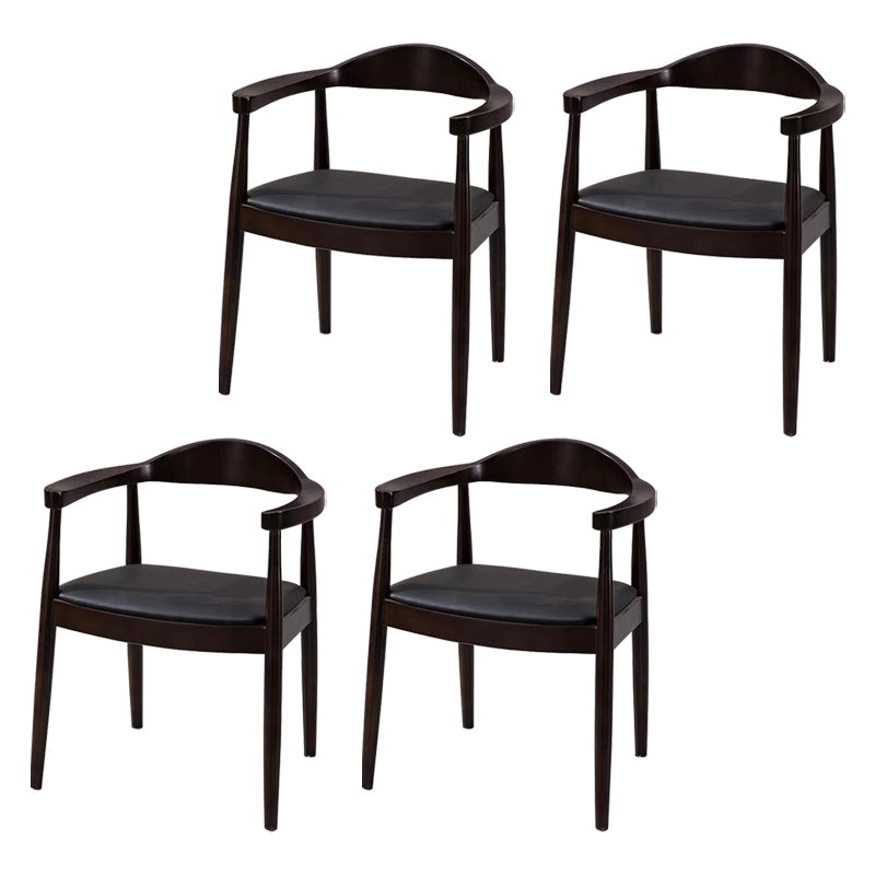 Traditional Style Solid Wood Chairs Kitchen Dining Open Back Side Chair Tan 4 Piece Set Clearhalo ' kitchen&dining_furn' 'Dining Chairs' 'Dining Tables & Seating' 'dining_chair' 'furn' 'furn_dining_chair' 'Furniture' 'furniture_dining_chair' 'Kitchen & Dining Furniture' 'kitchen' 3724747