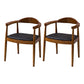 Traditional Style Solid Wood Chairs Kitchen Dining Open Back Side Chair Deep Tan 2 Piece Set Clearhalo ' kitchen&dining_furn' 'Dining Chairs' 'Dining Tables & Seating' 'dining_chair' 'furn' 'furn_dining_chair' 'Furniture' 'furniture_dining_chair' 'Kitchen & Dining Furniture' 'kitchen' 3724749
