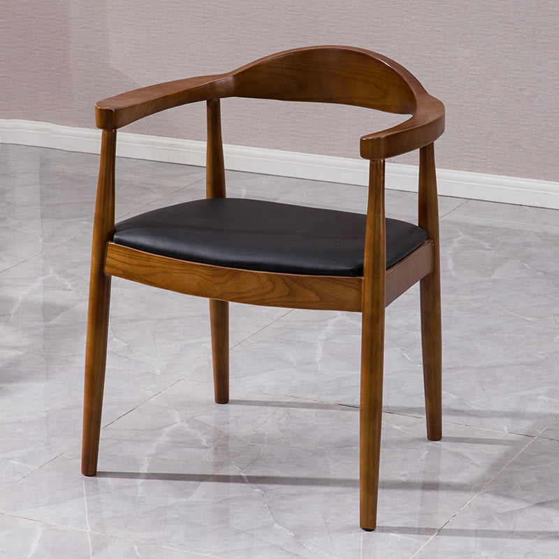 Traditional Style Solid Wood Chairs Kitchen Dining Open Back Side Chair Light Brown 1 Piece Clearhalo ' kitchen&dining_furn' 'Dining Chairs' 'Dining Tables & Seating' 'dining_chair' 'furn' 'furn_dining_chair' 'Furniture' 'furniture_dining_chair' 'Kitchen & Dining Furniture' 'kitchen' 3724751