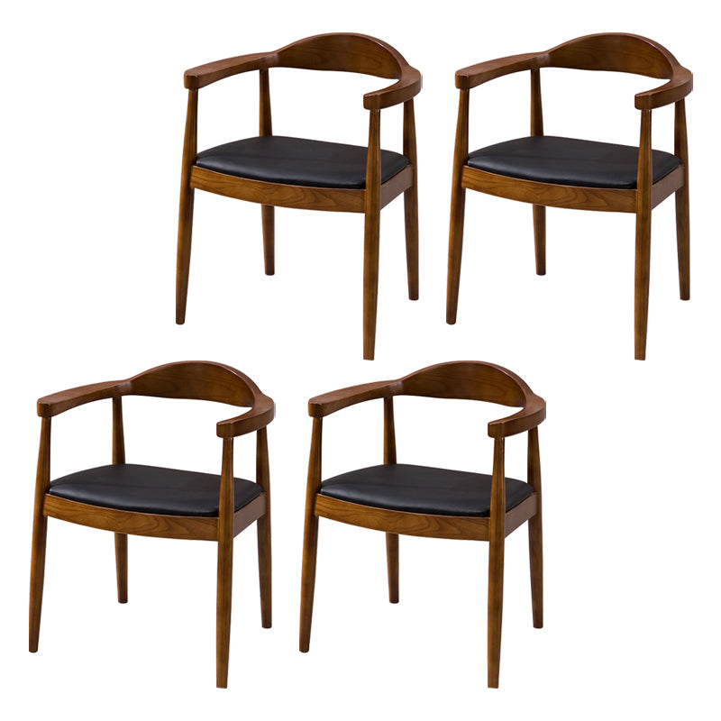 Traditional Style Solid Wood Chairs Kitchen Dining Open Back Side Chair Light Brown 4 Piece Set Clearhalo ' kitchen&dining_furn' 'Dining Chairs' 'Dining Tables & Seating' 'dining_chair' 'furn' 'furn_dining_chair' 'Furniture' 'furniture_dining_chair' 'Kitchen & Dining Furniture' 'kitchen' 3724753
