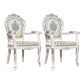 Victorian Style Solid Wood Dining Room Armchair King Louis Back Side Chair for Home Use Light Blue 2 Piece Set Clearhalo ' kitchen&dining_furn' 'Dining Chairs' 'Dining Tables & Seating' 'dining_chair' 'furn' 'furn_dining_chair' 'Furniture' 'furniture_dining_chair' 'Kitchen & Dining Furniture' 'kitchen' 3724822