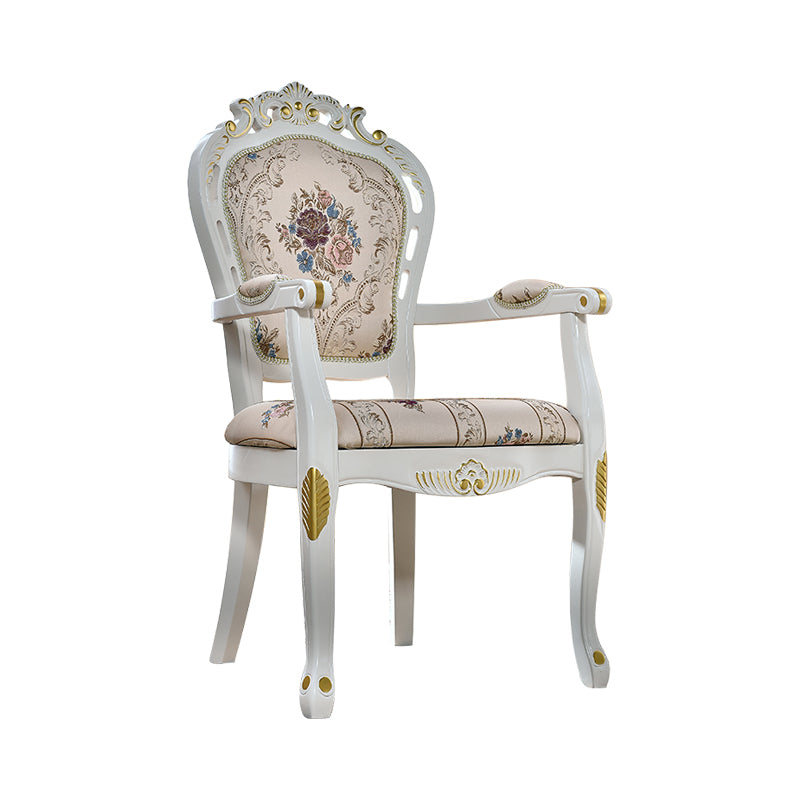 Victorian Style Solid Wood Dining Room Armchair King Louis Back Side Chair for Home Use Clearhalo ' kitchen&dining_furn' 'Dining Chairs' 'Dining Tables & Seating' 'dining_chair' 'furn' 'furn_dining_chair' 'Furniture' 'furniture_dining_chair' 'Kitchen & Dining Furniture' 'kitchen' 3724828