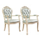 Victorian Style Solid Wood Dining Room Armchair King Louis Back Side Chair for Home Use Blue 2 Piece Set Clearhalo ' kitchen&dining_furn' 'Dining Chairs' 'Dining Tables & Seating' 'dining_chair' 'furn' 'furn_dining_chair' 'Furniture' 'furniture_dining_chair' 'Kitchen & Dining Furniture' 'kitchen' 3724829