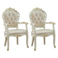 Victorian Style Solid Wood Dining Room Armchair King Louis Back Side Chair for Home Use Beige 2 Piece Set Clearhalo ' kitchen&dining_furn' 'Dining Chairs' 'Dining Tables & Seating' 'dining_chair' 'furn' 'furn_dining_chair' 'Furniture' 'furniture_dining_chair' 'Kitchen & Dining Furniture' 'kitchen' 3724834