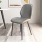 Upholstered Contemporary Restaurant Side Chair Parsons Matte Finish Dining Chair Smoke Gray 1 Piece Clearhalo ' kitchen&dining_furn' 'Dining Chairs' 'Dining Tables & Seating' 'dining_chair' 'furn' 'furn_dining_chair' 'Furniture' 'furniture_dining_chair' 'Kitchen & Dining Furniture' 'kitchen' 3724852