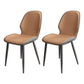 Upholstered Contemporary Restaurant Side Chair Parsons Matte Finish Dining Chair Light Brown 2 Piece Set Clearhalo ' kitchen&dining_furn' 'Dining Chairs' 'Dining Tables & Seating' 'dining_chair' 'furn' 'furn_dining_chair' 'Furniture' 'furniture_dining_chair' 'Kitchen & Dining Furniture' 'kitchen' 3724873