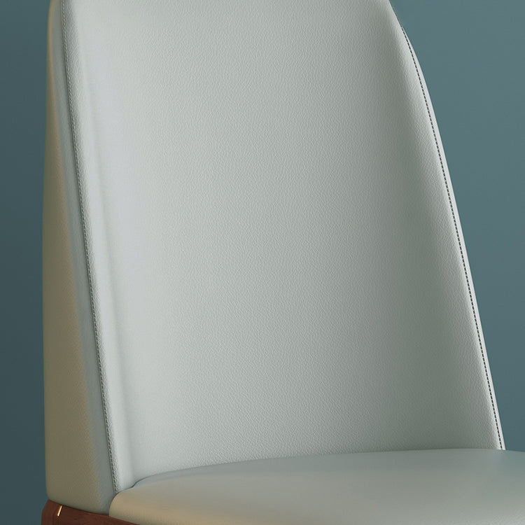 Glam Style Rubberwood Chair Solid Back Side Kitchen Dining Room Chairs Clearhalo ' kitchen&dining_furn' 'Dining Chairs' 'Dining Tables & Seating' 'dining_chair' 'furn' 'furn_dining_chair' 'Furniture' 'furniture_dining_chair' 'Kitchen & Dining Furniture' 'kitchen' 3724949