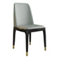 Glam Style Rubberwood Chair Solid Back Side Kitchen Dining Room Chairs Light Gray 1 Piece Black Clearhalo ' kitchen&dining_furn' 'Dining Chairs' 'Dining Tables & Seating' 'dining_chair' 'furn' 'furn_dining_chair' 'Furniture' 'furniture_dining_chair' 'Kitchen & Dining Furniture' 'kitchen' 3724959