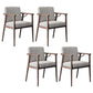 Traditional Style Ash Wood Chairs Solid Back Arm Kitchen Dining Chairs Grey 4 Piece Set Clearhalo ' kitchen&dining_furn' 'Dining Chairs' 'Dining Tables & Seating' 'dining_chair' 'furn' 'furn_dining_chair' 'Furniture' 'furniture_dining_chair' 'Kitchen & Dining Furniture' 'kitchen' 3724975