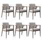 Traditional Style Ash Wood Chairs Solid Back Arm Kitchen Dining Chairs Grey 6 Piece Set Clearhalo ' kitchen&dining_furn' 'Dining Chairs' 'Dining Tables & Seating' 'dining_chair' 'furn' 'furn_dining_chair' 'Furniture' 'furniture_dining_chair' 'Kitchen & Dining Furniture' 'kitchen' 3724978