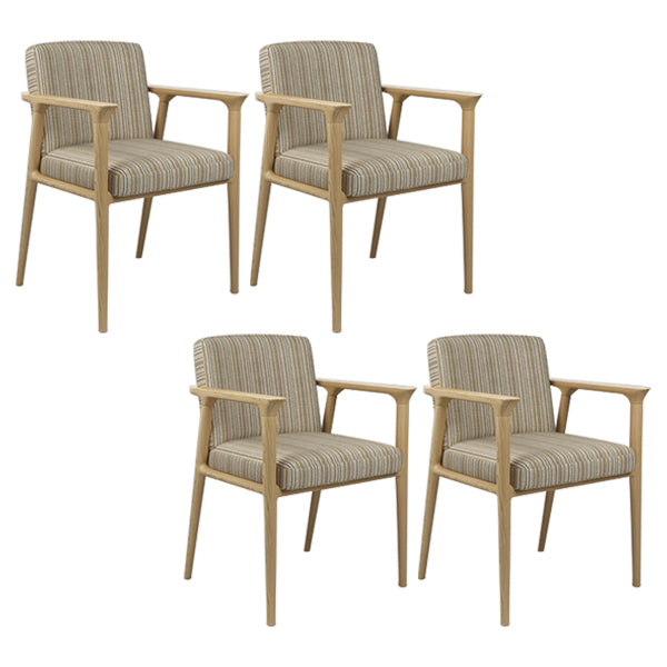 Traditional Style Ash Wood Chairs Solid Back Arm Kitchen Dining Chairs Yellow White 4 Piece Set Clearhalo ' kitchen&dining_furn' 'Dining Chairs' 'Dining Tables & Seating' 'dining_chair' 'furn' 'furn_dining_chair' 'Furniture' 'furniture_dining_chair' 'Kitchen & Dining Furniture' 'kitchen' 3724981