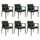 Traditional Style Ash Wood Chairs Solid Back Arm Kitchen Dining Chairs Blackish Green 6 Piece Set Clearhalo ' kitchen&dining_furn' 'Dining Chairs' 'Dining Tables & Seating' 'dining_chair' 'furn' 'furn_dining_chair' 'Furniture' 'furniture_dining_chair' 'Kitchen & Dining Furniture' 'kitchen' 3724996