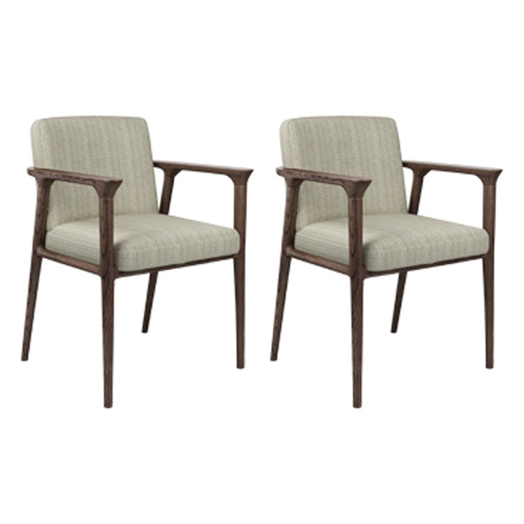 Traditional Style Ash Wood Chairs Solid Back Arm Kitchen Dining Chairs Light Green 2 Piece Set Clearhalo ' kitchen&dining_furn' 'Dining Chairs' 'Dining Tables & Seating' 'dining_chair' 'furn' 'furn_dining_chair' 'Furniture' 'furniture_dining_chair' 'Kitchen & Dining Furniture' 'kitchen' 3725017