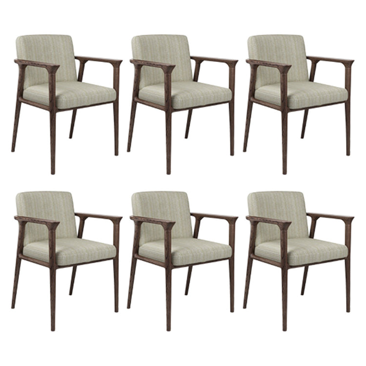 Traditional Style Ash Wood Chairs Solid Back Arm Kitchen Dining Chairs Light Green 6 Piece Set Clearhalo ' kitchen&dining_furn' 'Dining Chairs' 'Dining Tables & Seating' 'dining_chair' 'furn' 'furn_dining_chair' 'Furniture' 'furniture_dining_chair' 'Kitchen & Dining Furniture' 'kitchen' 3725019