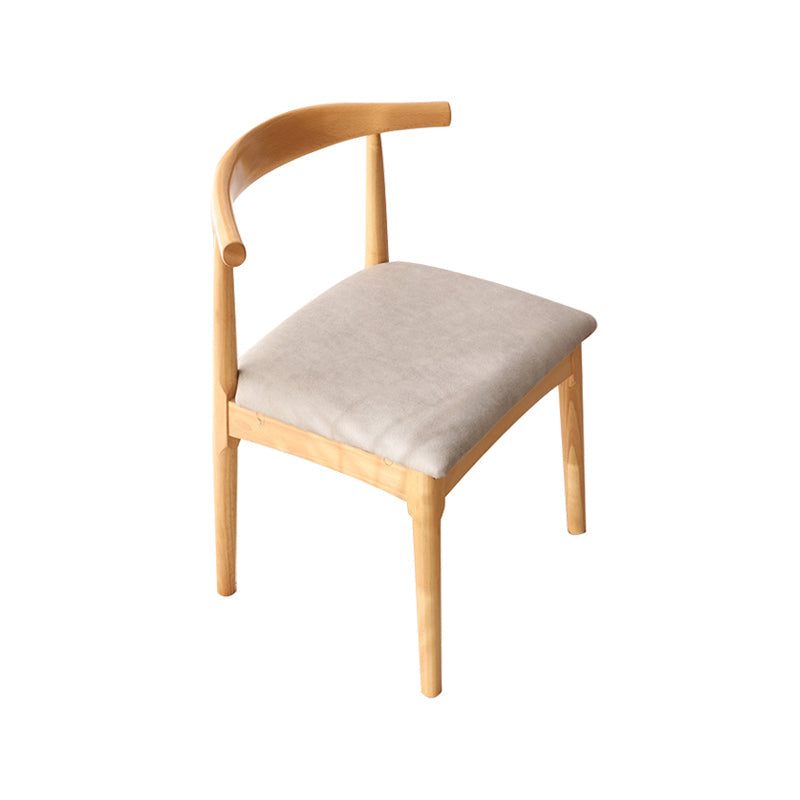 Scandinavian Style Wood Dining Chairs Dining Room Open Back Dining Side Armless Chair Light Gray 1 Piece Clearhalo ' kitchen&dining_furn' 'Dining Chairs' 'Dining Tables & Seating' 'dining_chair' 'furn' 'furn_dining_chair' 'Furniture' 'furniture_dining_chair' 'Kitchen & Dining Furniture' 'kitchen' 3725027