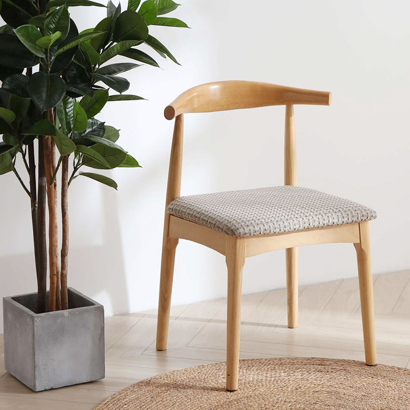 Scandinavian Style Wood Dining Chairs Dining Room Open Back Dining Side Armless Chair Black White 1 Piece Clearhalo ' kitchen&dining_furn' 'Dining Chairs' 'Dining Tables & Seating' 'dining_chair' 'furn' 'furn_dining_chair' 'Furniture' 'furniture_dining_chair' 'Kitchen & Dining Furniture' 'kitchen' 3725028