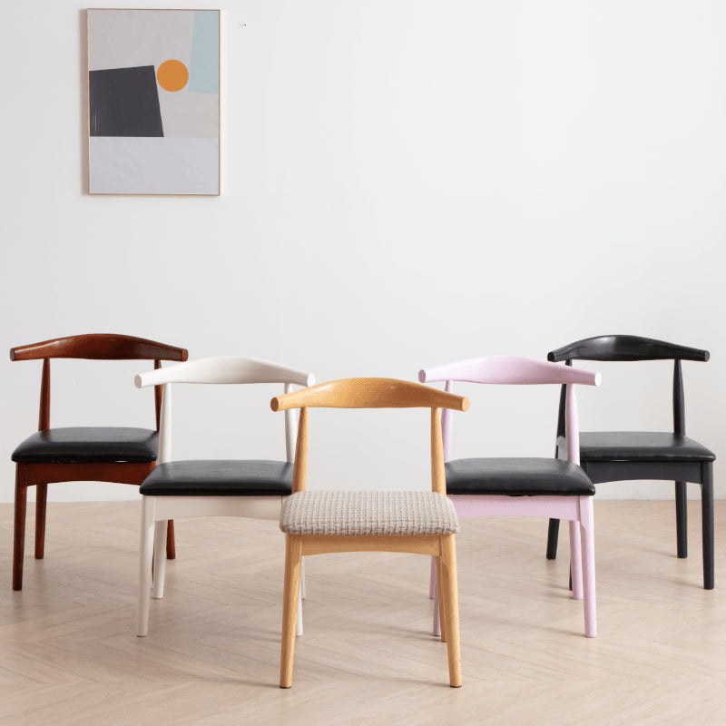 Scandinavian Style Wood Dining Chairs Dining Room Open Back Dining Side Armless Chair Clearhalo ' kitchen&dining_furn' 'Dining Chairs' 'Dining Tables & Seating' 'dining_chair' 'furn' 'furn_dining_chair' 'Furniture' 'furniture_dining_chair' 'Kitchen & Dining Furniture' 'kitchen' 3725029