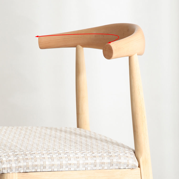 Scandinavian Style Wood Dining Chairs Dining Room Open Back Dining Side Armless Chair Clearhalo ' kitchen&dining_furn' 'Dining Chairs' 'Dining Tables & Seating' 'dining_chair' 'furn' 'furn_dining_chair' 'Furniture' 'furniture_dining_chair' 'Kitchen & Dining Furniture' 'kitchen' 3725033