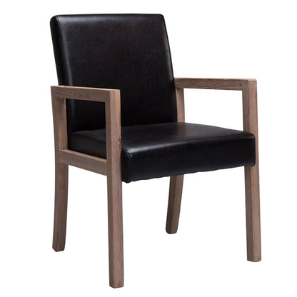Country Style Pine Wood Chair Set Solid Back Dining Armchairs for Kitchen Black 1 Piece Clearhalo ' kitchen&dining_furn' 'Dining Chairs' 'Dining Tables & Seating' 'dining_chair' 'furn' 'furn_dining_chair' 'Furniture' 'furniture_dining_chair' 'Kitchen & Dining Furniture' 'kitchen' 3725059