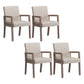 Country Style Pine Wood Chair Set Solid Back Dining Armchairs for Kitchen Light Beige 4 Piece Set Clearhalo ' kitchen&dining_furn' 'Dining Chairs' 'Dining Tables & Seating' 'dining_chair' 'furn' 'furn_dining_chair' 'Furniture' 'furniture_dining_chair' 'Kitchen & Dining Furniture' 'kitchen' 3725067