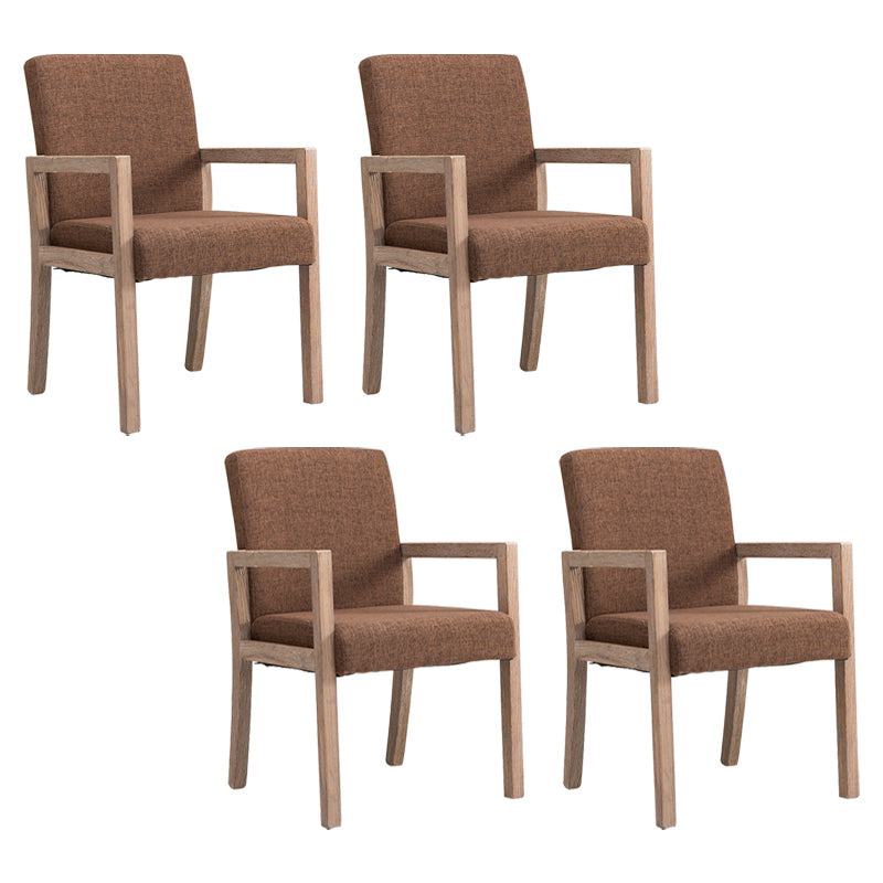 Country Style Pine Wood Chair Set Solid Back Dining Armchairs for Kitchen Coffee 4 Piece Set Clearhalo ' kitchen&dining_furn' 'Dining Chairs' 'Dining Tables & Seating' 'dining_chair' 'furn' 'furn_dining_chair' 'Furniture' 'furniture_dining_chair' 'Kitchen & Dining Furniture' 'kitchen' 3725070