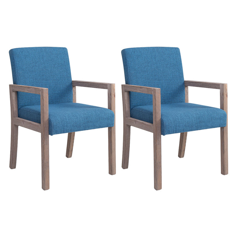 Country Style Pine Wood Chair Set Solid Back Dining Armchairs for Kitchen Blue 2 Piece Set Clearhalo ' kitchen&dining_furn' 'Dining Chairs' 'Dining Tables & Seating' 'dining_chair' 'furn' 'furn_dining_chair' 'Furniture' 'furniture_dining_chair' 'Kitchen & Dining Furniture' 'kitchen' 3725078
