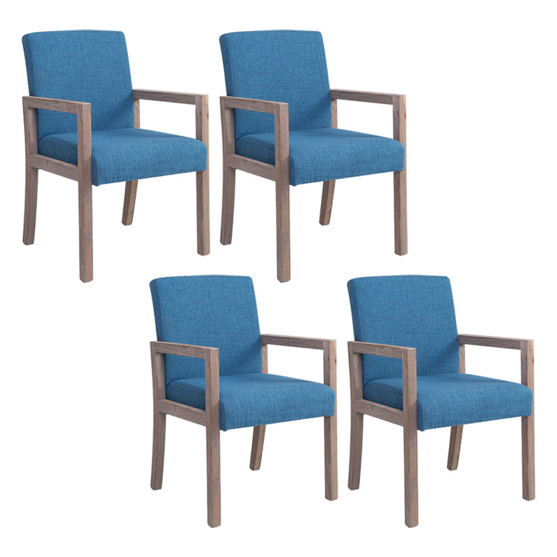 Country Style Pine Wood Chair Set Solid Back Dining Armchairs for Kitchen Blue 4 Piece Set Clearhalo ' kitchen&dining_furn' 'Dining Chairs' 'Dining Tables & Seating' 'dining_chair' 'furn' 'furn_dining_chair' 'Furniture' 'furniture_dining_chair' 'Kitchen & Dining Furniture' 'kitchen' 3725079