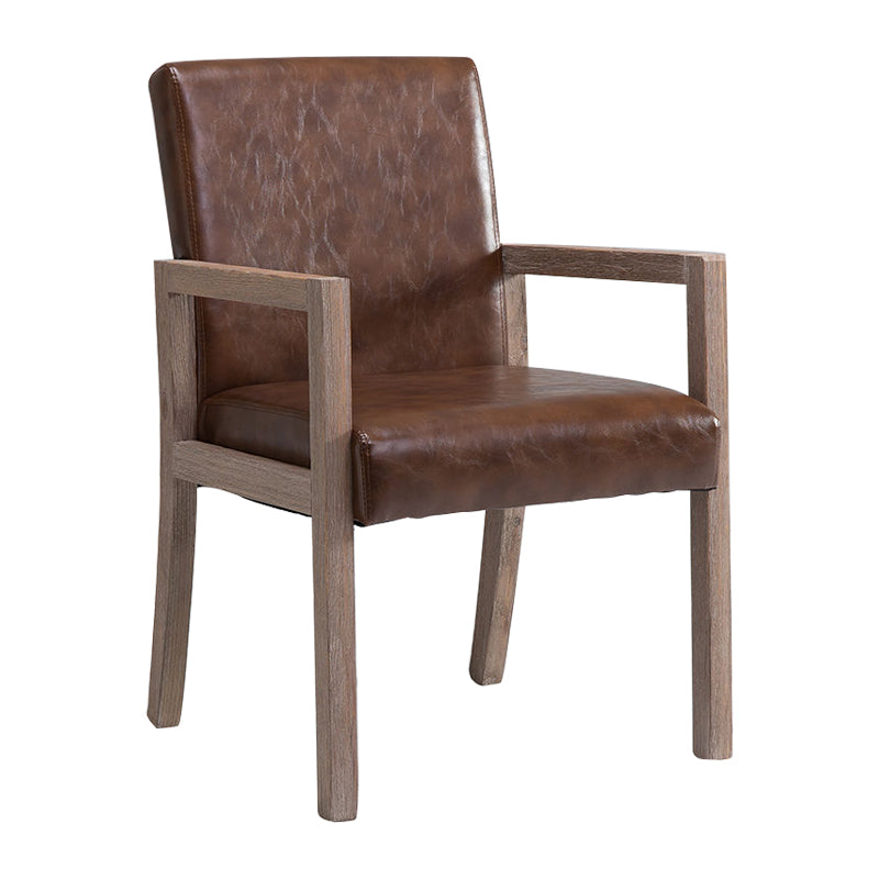 Country Style Pine Wood Chair Set Solid Back Dining Armchairs for Kitchen Light Brown 1 Piece Clearhalo ' kitchen&dining_furn' 'Dining Chairs' 'Dining Tables & Seating' 'dining_chair' 'furn' 'furn_dining_chair' 'Furniture' 'furniture_dining_chair' 'Kitchen & Dining Furniture' 'kitchen' 3725086