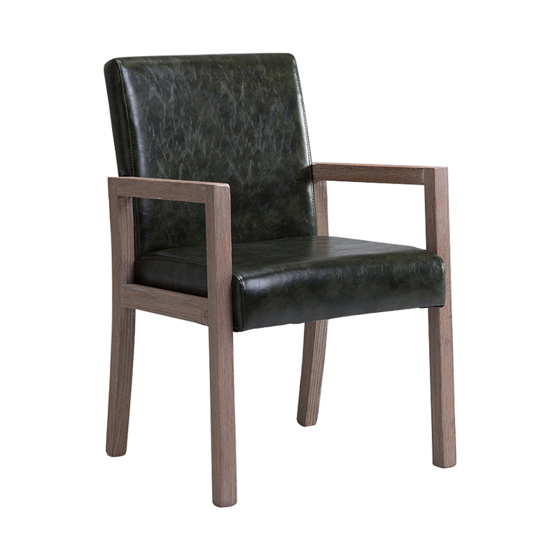 Country Style Pine Wood Chair Set Solid Back Dining Armchairs for Kitchen Blackish Green 1 Piece Clearhalo ' kitchen&dining_furn' 'Dining Chairs' 'Dining Tables & Seating' 'dining_chair' 'furn' 'furn_dining_chair' 'Furniture' 'furniture_dining_chair' 'Kitchen & Dining Furniture' 'kitchen' 3725089