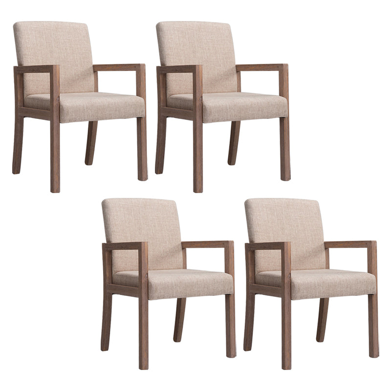 Country Style Pine Wood Chair Set Solid Back Dining Armchairs for Kitchen Off-White 4 Piece Set Clearhalo ' kitchen&dining_furn' 'Dining Chairs' 'Dining Tables & Seating' 'dining_chair' 'furn' 'furn_dining_chair' 'Furniture' 'furniture_dining_chair' 'Kitchen & Dining Furniture' 'kitchen' 3725093