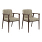 Traditional Style Ash Wood Chairs Solid Back Arm Kichen Dining Rooms Chair Flaxen 2 Piece Set Clearhalo ' kitchen&dining_furn' 'Dining Chairs' 'Dining Tables & Seating' 'dining_chair' 'furn' 'furn_dining_chair' 'Furniture' 'furniture_dining_chair' 'Kitchen & Dining Furniture' 'kitchen' 3725102