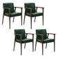 Traditional Style Ash Wood Chairs Solid Back Arm Kichen Dining Rooms Chair Blackish Green 4 Piece Set Clearhalo ' kitchen&dining_furn' 'Dining Chairs' 'Dining Tables & Seating' 'dining_chair' 'furn' 'furn_dining_chair' 'Furniture' 'furniture_dining_chair' 'Kitchen & Dining Furniture' 'kitchen' 3725111