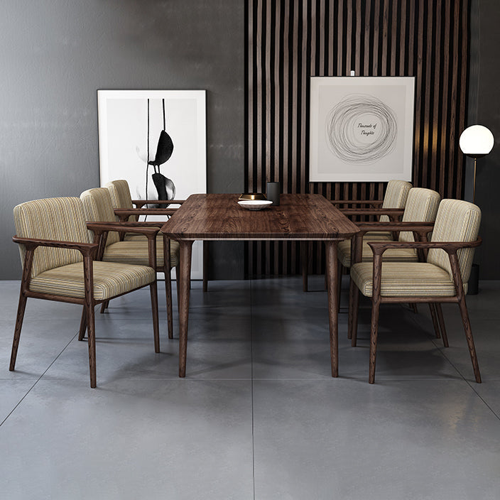 Traditional Style Ash Wood Chairs Solid Back Arm Kichen Dining Rooms Chair Clearhalo ' kitchen&dining_furn' 'Dining Chairs' 'Dining Tables & Seating' 'dining_chair' 'furn' 'furn_dining_chair' 'Furniture' 'furniture_dining_chair' 'Kitchen & Dining Furniture' 'kitchen' 3725117