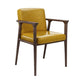 Traditional Style Ash Wood Chairs Solid Back Arm Kichen Dining Rooms Chair Yellow 1 Piece Clearhalo ' kitchen&dining_furn' 'Dining Chairs' 'Dining Tables & Seating' 'dining_chair' 'furn' 'furn_dining_chair' 'Furniture' 'furniture_dining_chair' 'Kitchen & Dining Furniture' 'kitchen' 3725123