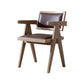 Farmhouse Style Ash Wood Chair Open Back Dining Room Kitchen Arm Chairs Set Light Brown 1 Piece Clearhalo ' kitchen&dining_furn' 'Dining Chairs' 'Dining Tables & Seating' 'dining_chair' 'furn' 'furn_dining_chair' 'Furniture' 'furniture_dining_chair' 'Kitchen & Dining Furniture' 'kitchen' 3725150