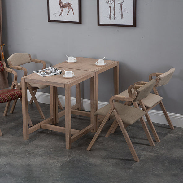 Country Style Foldable Dining Armchair Open Back Upholstered Arm Chairs Clearhalo ' kitchen&dining_furn' 'Dining Chairs' 'Dining Tables & Seating' 'dining_chair' 'furn' 'furn_dining_chair' 'Furniture' 'furniture_dining_chair' 'Kitchen & Dining Furniture' 'kitchen' 3725182