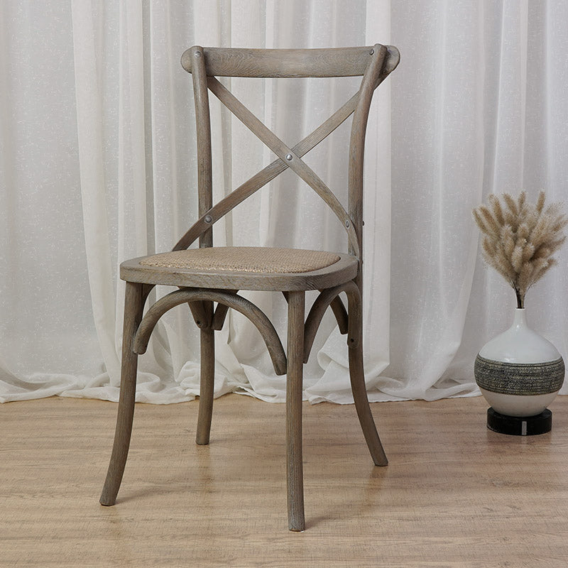 Bentwood Armless Dining Chairs Oak Cross Back Side Chair with Wood Legs Wood 1 Piece Clearhalo ' kitchen&dining_furn' 'Dining Chairs' 'Dining Tables & Seating' 'dining_chair' 'furn' 'furn_dining_chair' 'Furniture' 'furniture_dining_chair' 'Kitchen & Dining Furniture' 'kitchen' 3725203